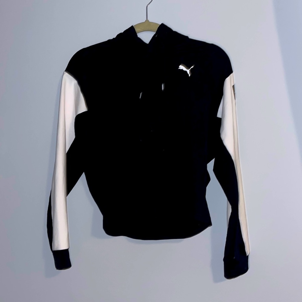Black and White Puma Sweatshirt